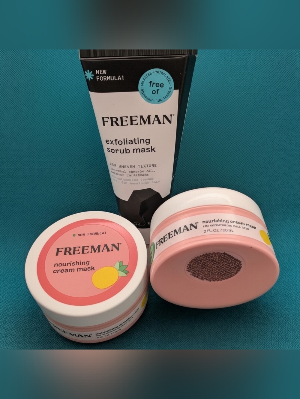 Freeman Exfoliating Scrub & Nourishing Cream Mask Bundle